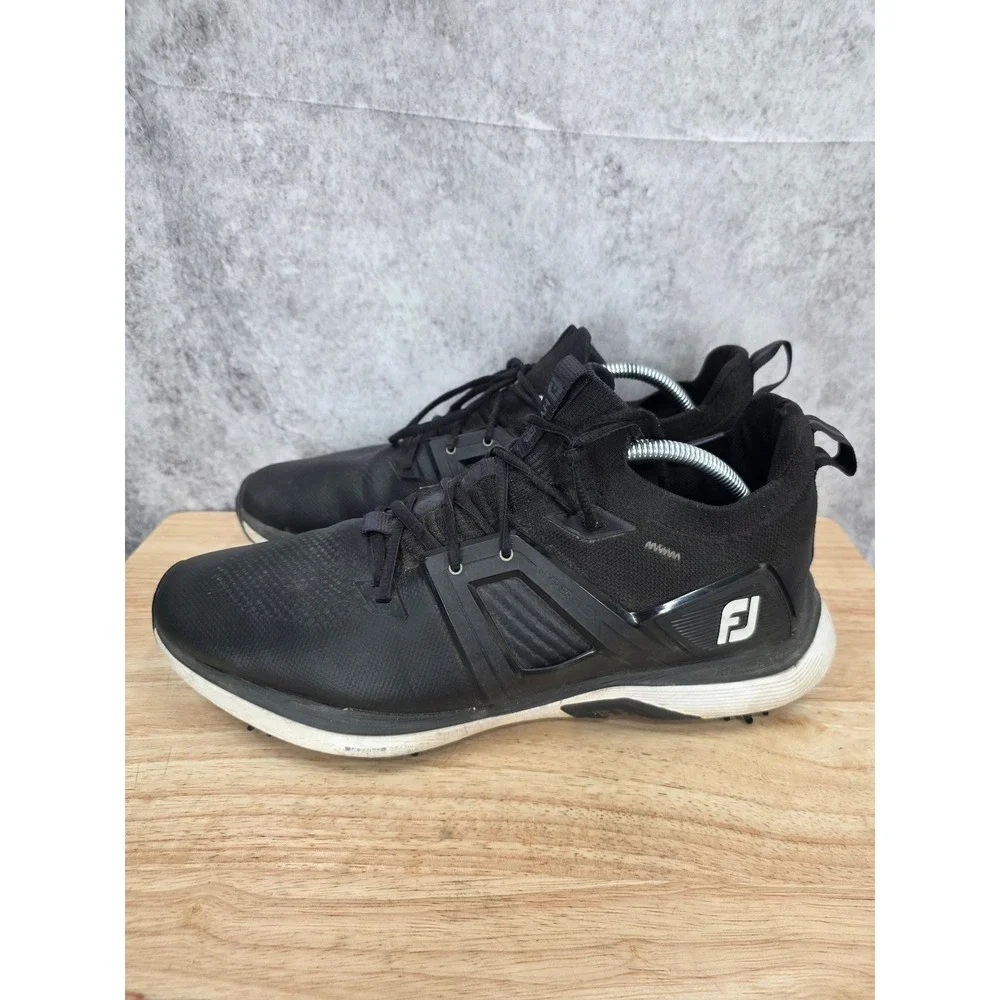 FootJoy HyperFlex Golf Shoes Mens 11.5 M Black Spikes Sneakers Athletic 51119